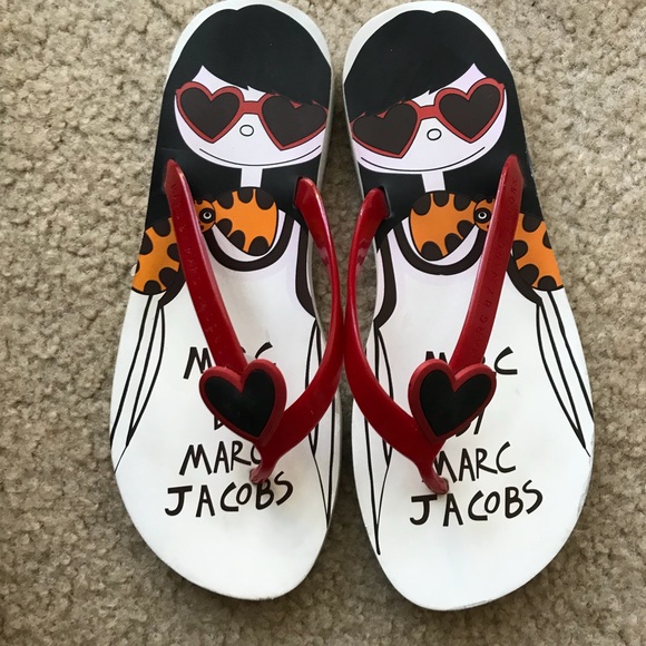 Authentic Marc Jacobs rubber flip flop slippers - Picture 4 of 7